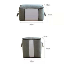 Load image into Gallery viewer, Foldable Clothes Pillow Blanket Closet Under Bed Storage Bag Organizer
