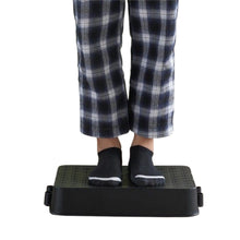 Load image into Gallery viewer, Cart 3-Tier Utility Trolley Rack Movable Rolling Storage Organizer Black White