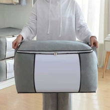 Load image into Gallery viewer, Foldable Clothes Pillow Blanket Closet Under Bed Storage Bag Organizer