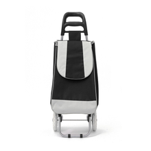 Load image into Gallery viewer, Grocery Supermarket Shopping Metal Steel Collapsible Folding Trolley Luggage Bag