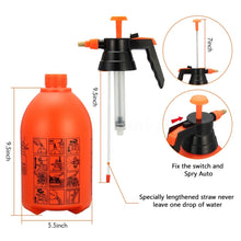 Load image into Gallery viewer, Garden Agricultural Disinfectant Portable Hand Pressure Sprayer Orange Bottle 3 Liters