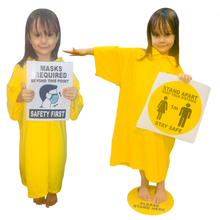 Load image into Gallery viewer, Decal Stickers Social Distancing for Car Vehicle Tiles Floor Wall