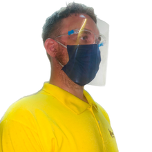 Load image into Gallery viewer, Dental Safety Featherweight Isolation Faceshield with Protective Glasses