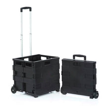 Load image into Gallery viewer, Grocery Supermarket Shopping Foldable Crate Trolley