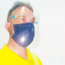 Load image into Gallery viewer, Dental Safety Featherweight Isolation Faceshield with Protective Glasses