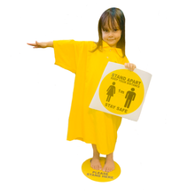 Load image into Gallery viewer, Decal Stickers Social Distancing for Car Vehicle Tiles Floor Wall