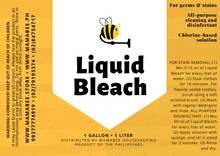 Load image into Gallery viewer, Liquid Bleach Laundry and Disinfectant 1 Gallon / 1L