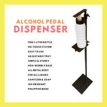 Load image into Gallery viewer, Hands Free No Touch Pedal Dispenser for Alcohol Sanitizer and Liquid Hand Soap