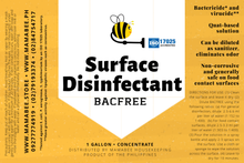 Load image into Gallery viewer, Bacfree Surface Disinfectant Concentrate (x1 Gallon) to Create 600 Liters of Virucide