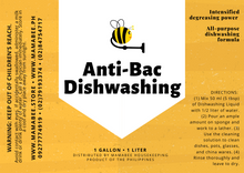 Load image into Gallery viewer, Antibac Dishwashing Liquid 1 Gallon / 1 liter