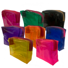 Load image into Gallery viewer, Candy Waterproof PVC Hygiene Makeup Travel Kit Pouch Wallet Bag