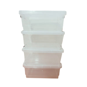 Home Mates Stackable Plastic Translucent Storage Box 20L
