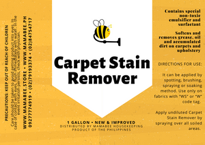 Carpet Stain Remover 1 Gallon