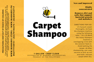 Carpet Shampoo 1 Gallon